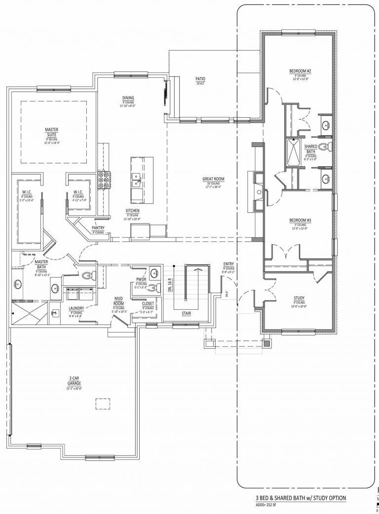 Main Level Option 2 Diagram