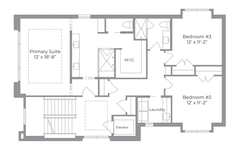 Second Floor Diagram