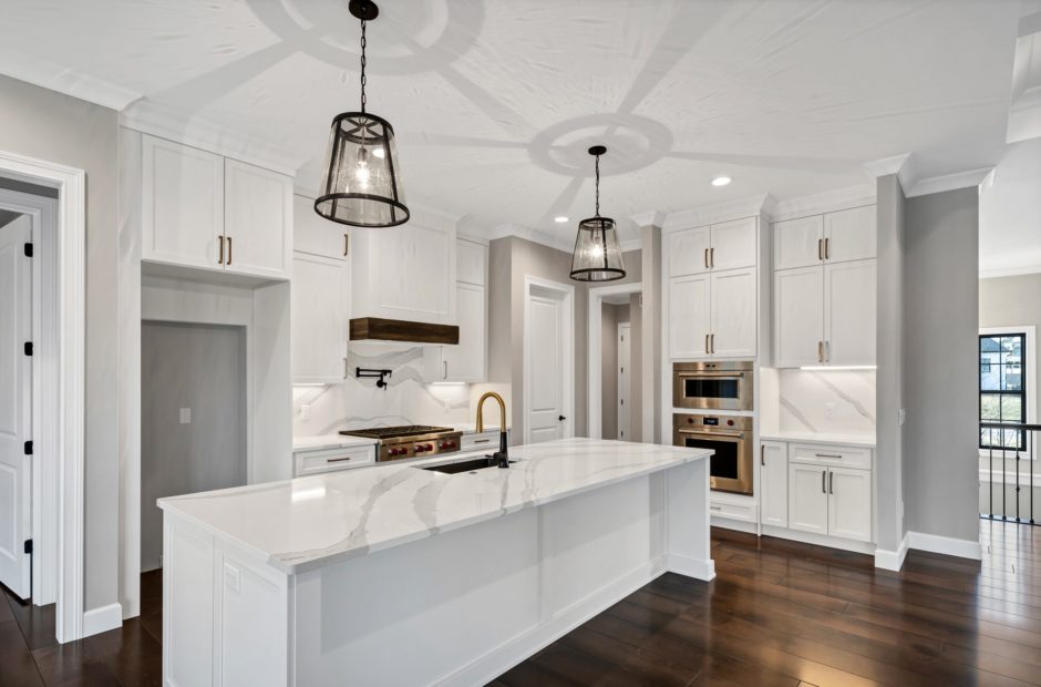 Heatherwood floor plan kitchen with large island