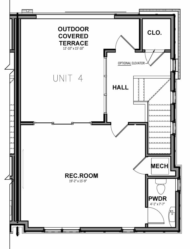 Fourth Floor Included Diagram
