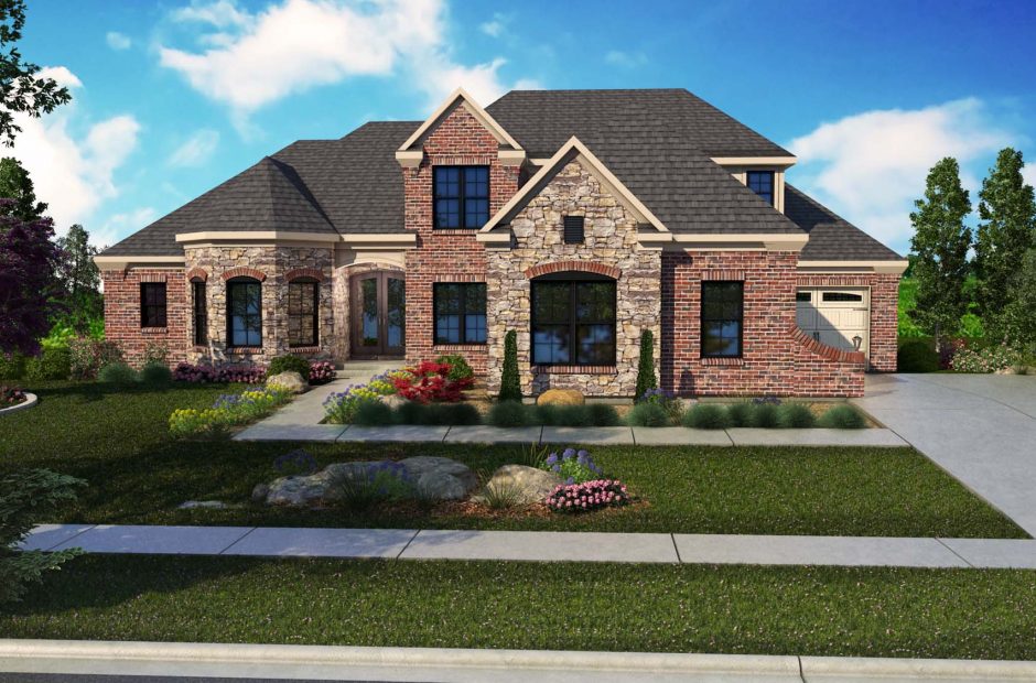 Shaker Run Traditional style elevation